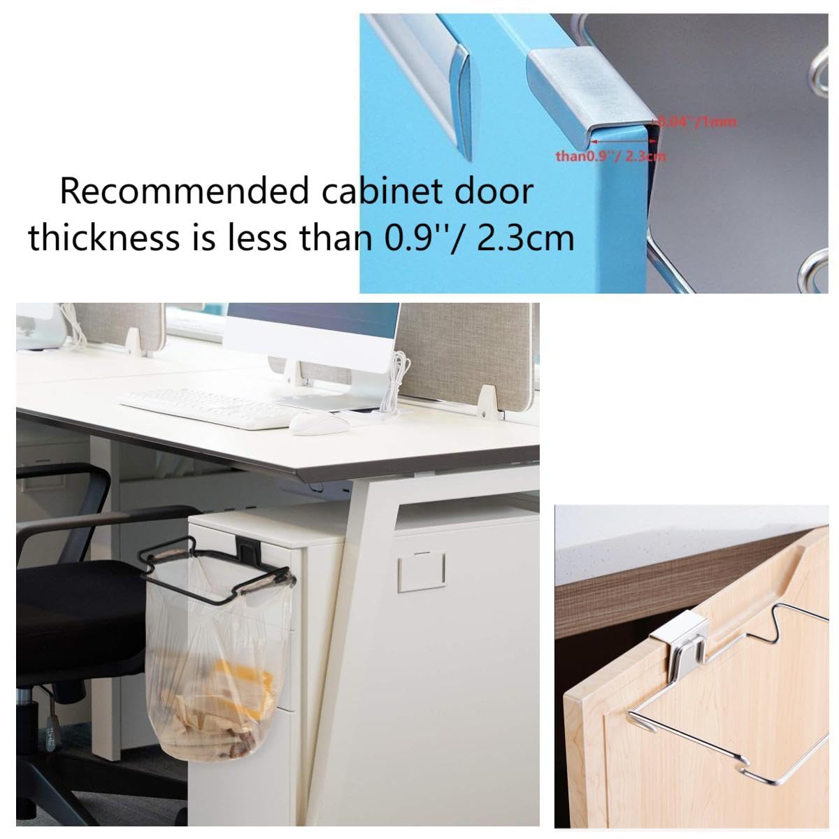 Amazon｜YRDGRG 金属製ゴミ袋ホルダー キッチン、オフィス、寮の部屋