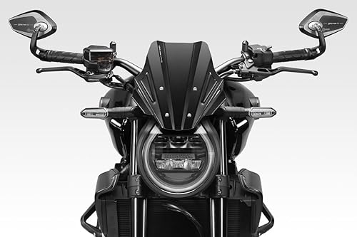 CB1000R 202123 - Kit de parabrisas 'Warrior' (R-0889) - Carenado de aluminio para parabrisas - Fijadores de hardware incluidos - Accesorios de Moto