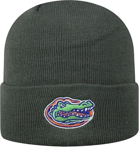 Collegiate Cuffed Knit Beanie Hats (US, Alpha, One Size, Florida Charcoal)