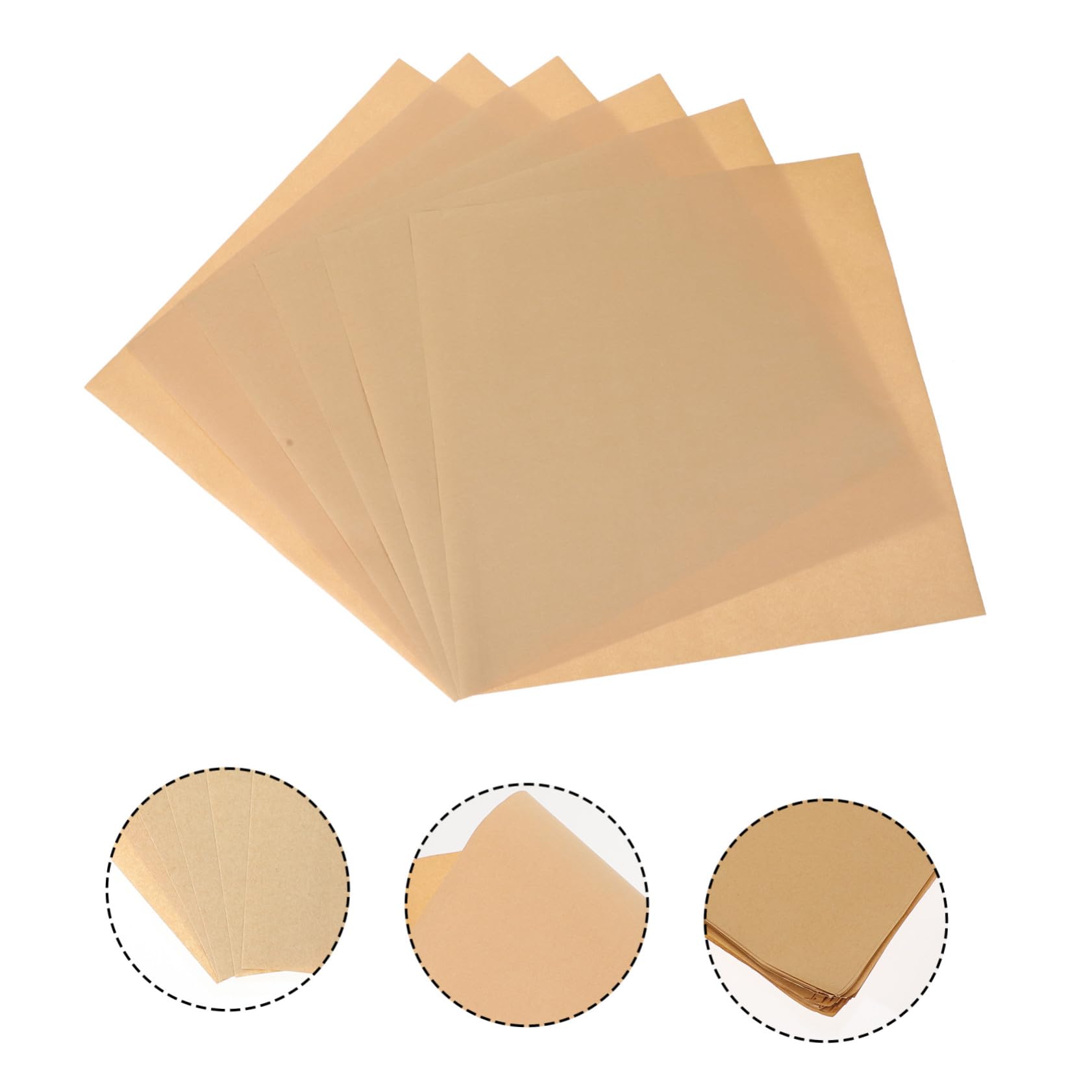 Cabilock Carta da Forno Antiaderente e Antiolio per Alimenti Gialla, 200 Pezzi per Uso Domestico e Settore Catering, per Snack, Panini e Piatti da Festa