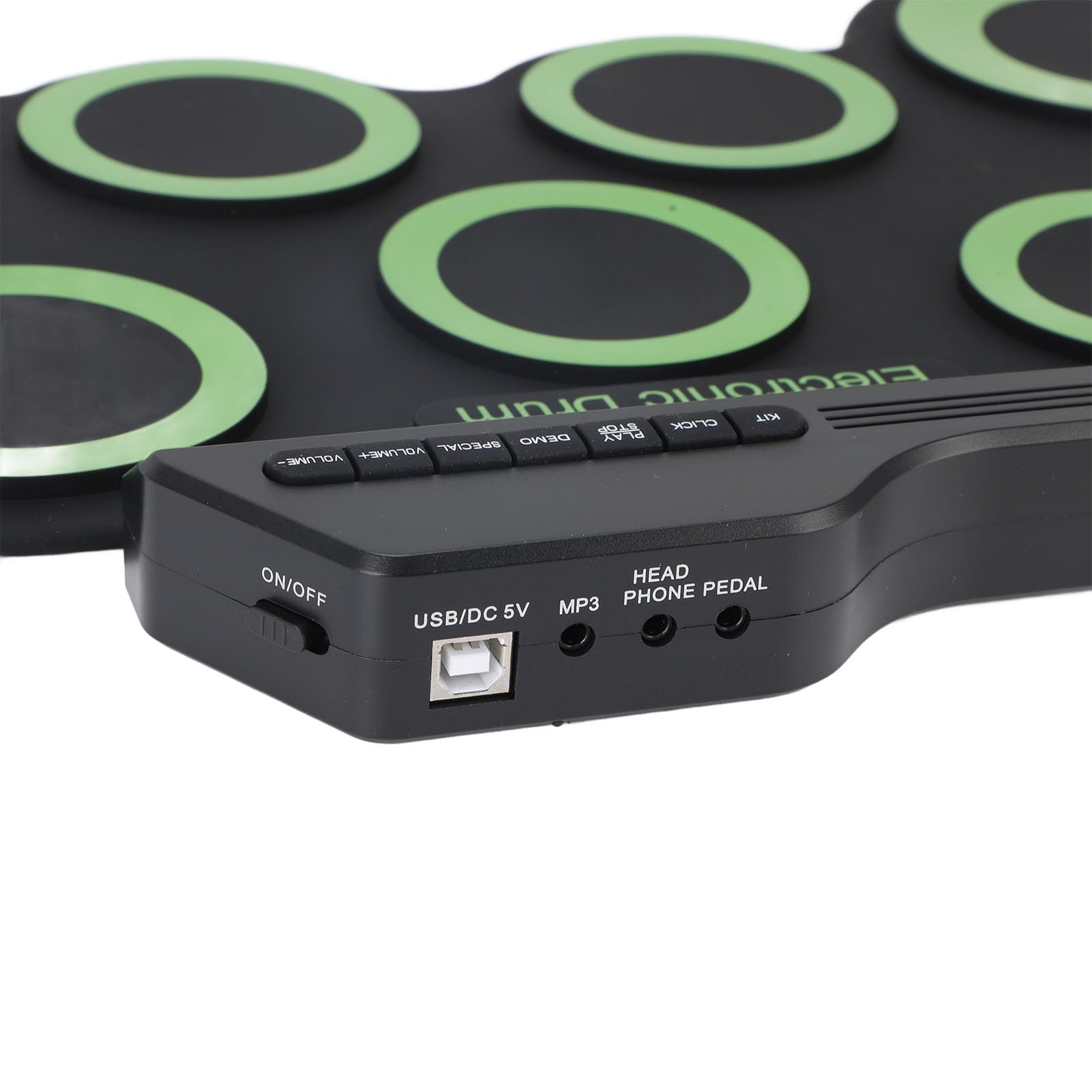 Batteria elettronica con qualità sonora realistica per batteristi professionisti e principianti, vari stili musicali per sviluppare il ritmo, regalo ideale per bambini e adulti,