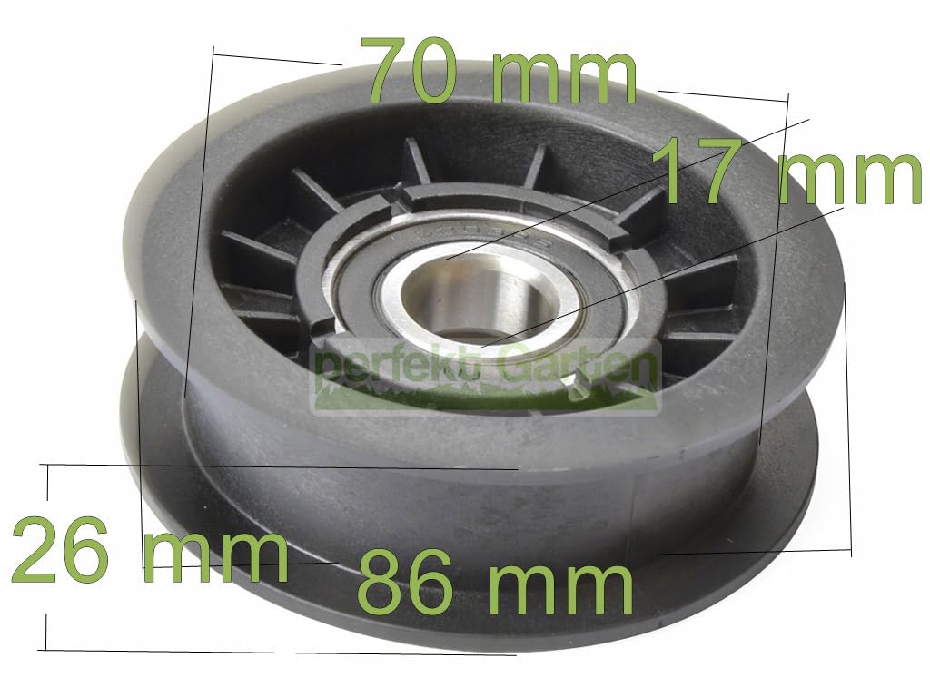 Puleggia Mandrino Per Tosaerba 4-5/8", Compatibile Husqvarna E Jonsered, Sostituisce 532130794