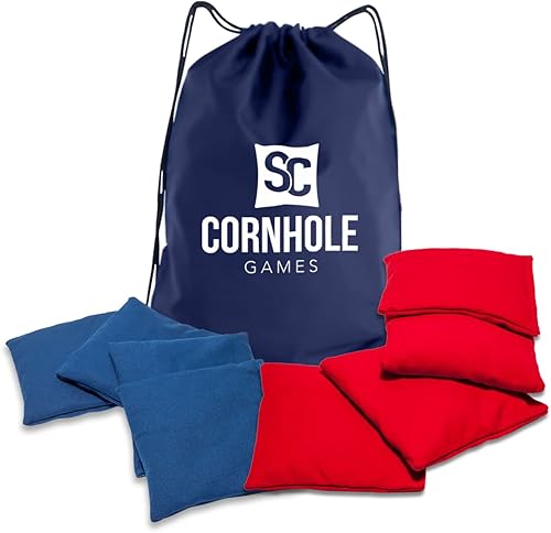 SC Cornhole Bolsas resistentes a la intemperie (juego de 8) Elige tus colores.