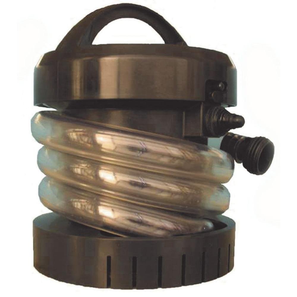 ECO-FLO Products BSUP Battery Operated Submersible Utility Pump, 1/55 HP, 138 GPH