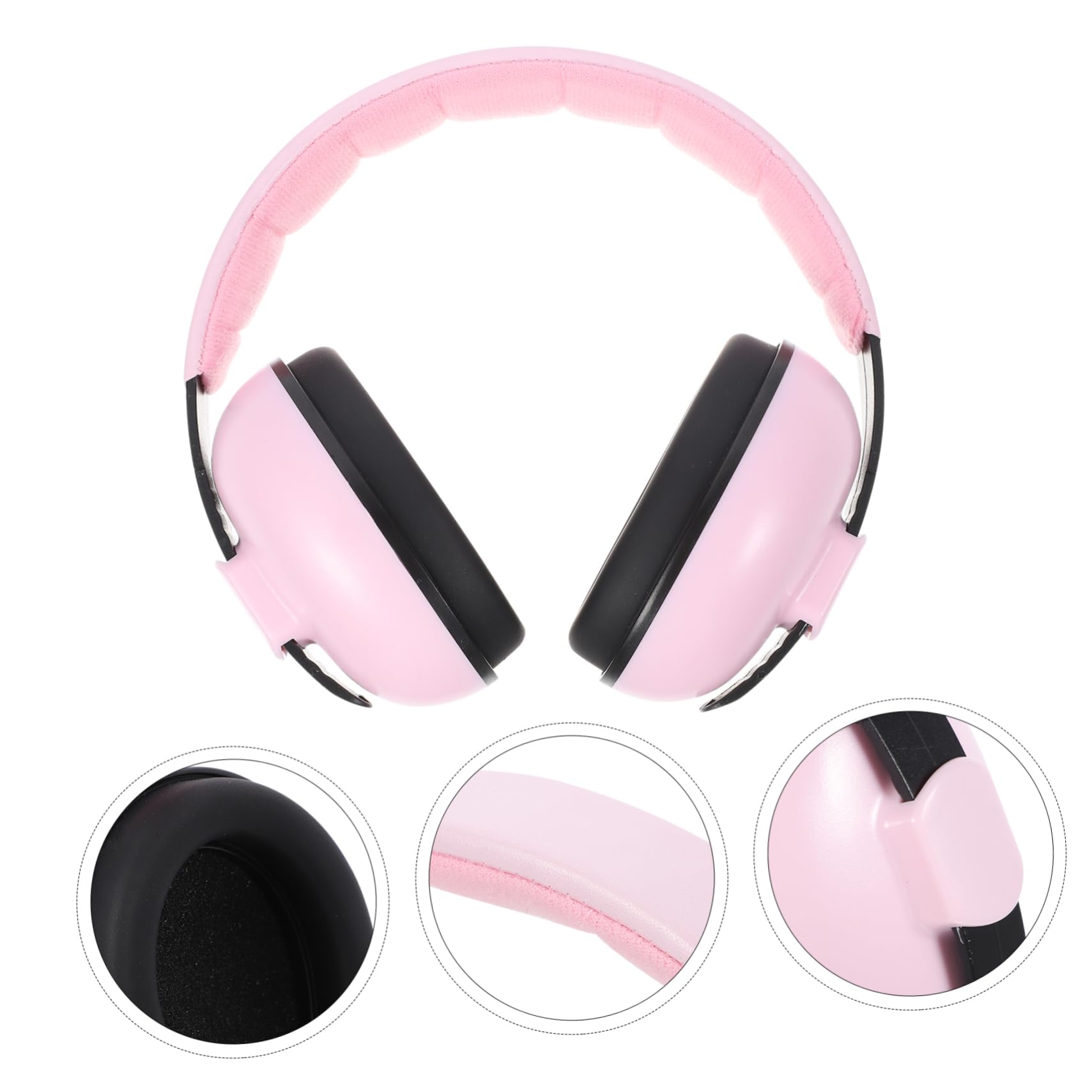 ibasenice Infant Hearing Protector Noise Blocking Earmuffs for Kids and Toddlers Comfortable Noise Reduction Earmuffs
