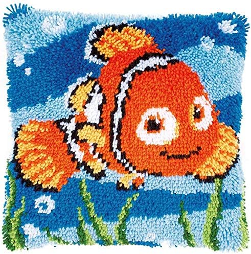 DIY Cushion Carpet Mat Latch Hook Rug Kits Cover Hand Craft Embroidery Pillowcase Crocheting Cartoon Handmade Baby Wedding Kids Parents Gift