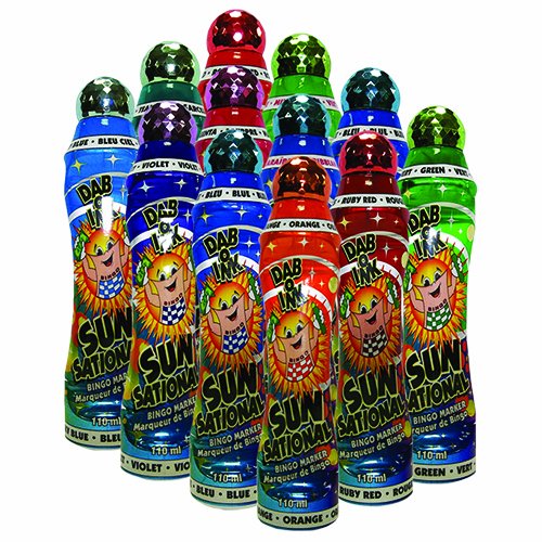 sunsational One Dozen 4oz Assorted Bingo Dauber