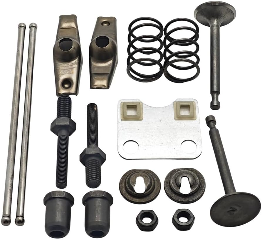 Rocker Arm Push Rod Guide Plate Set Fit for GX160 GX200 5.5HP 6.5HP 168F Generator Water Brush Cutter