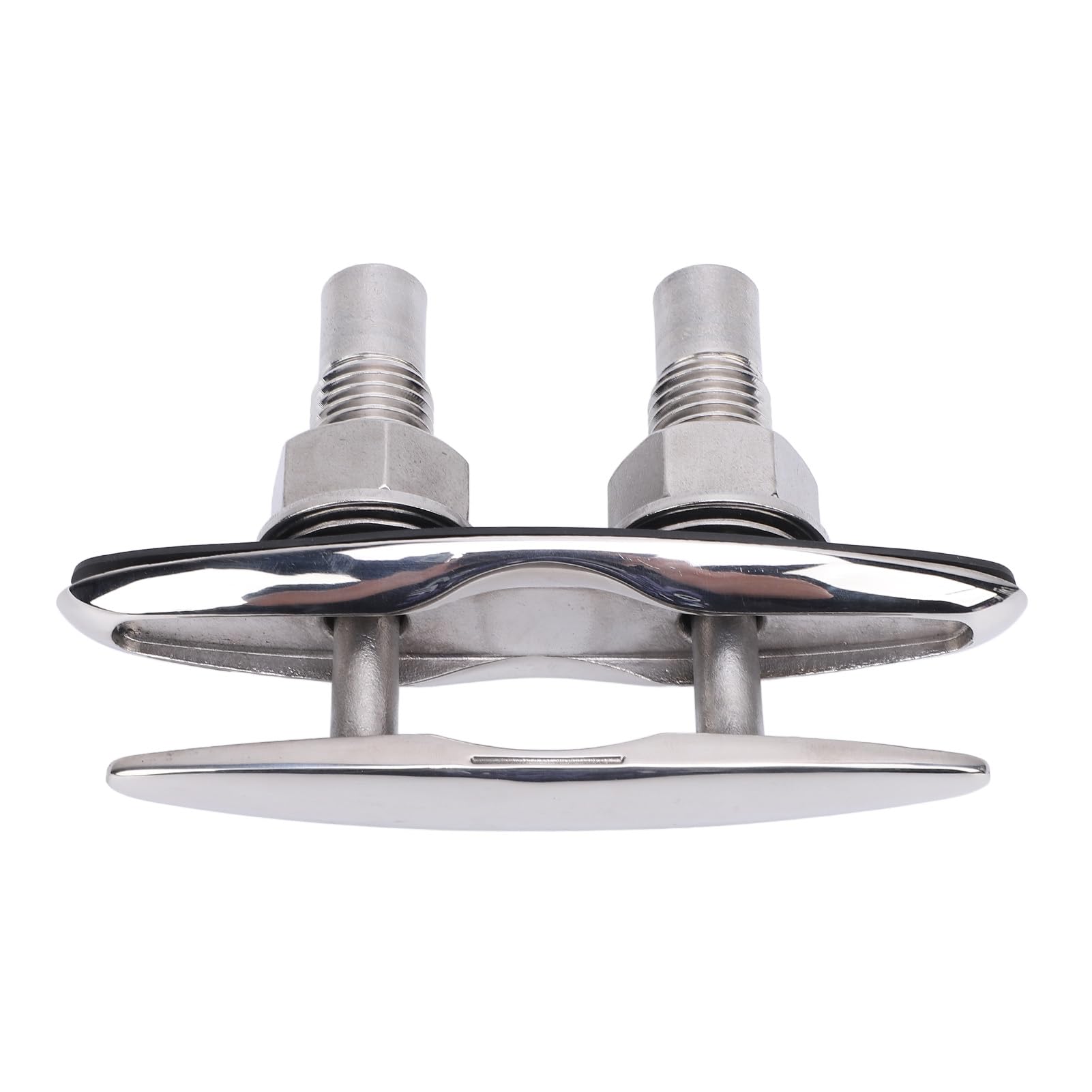 Bootsklampe, 6-Zoll-Pull-Up-Klampe aus 316-Edelstahl, Einziehbare, Bündig Montierte Dock-Klampe, Robuste Marine-Dock-Deck-Klampe, Pop-Up-Marine-Klampe für Boot, Wohnmobil, Yacht