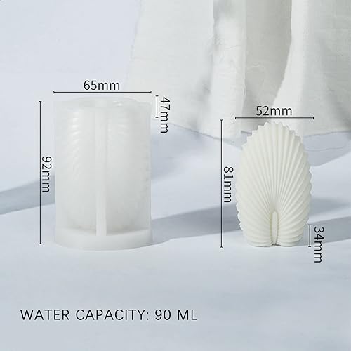 Miniatura 8 de Moldes para velas, cubo mágico, molde de silicona para aromaterapia, velas de cera de arcilla polimérica, bricolaje para hacer manualidades (cuerno)