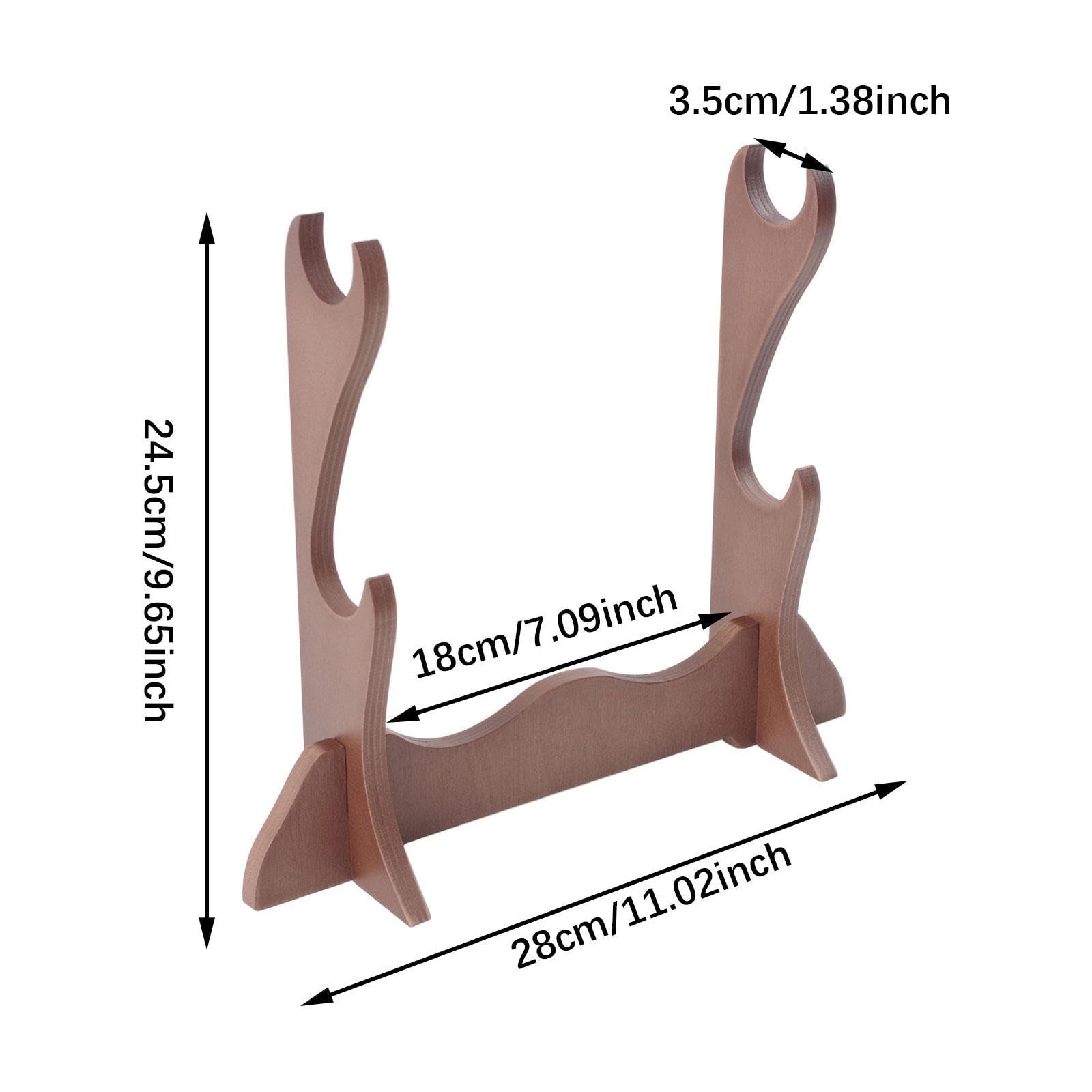 Garende Flute Display Stand for Desktop, Two-Tier Flute Holder for Bamboo Instruments