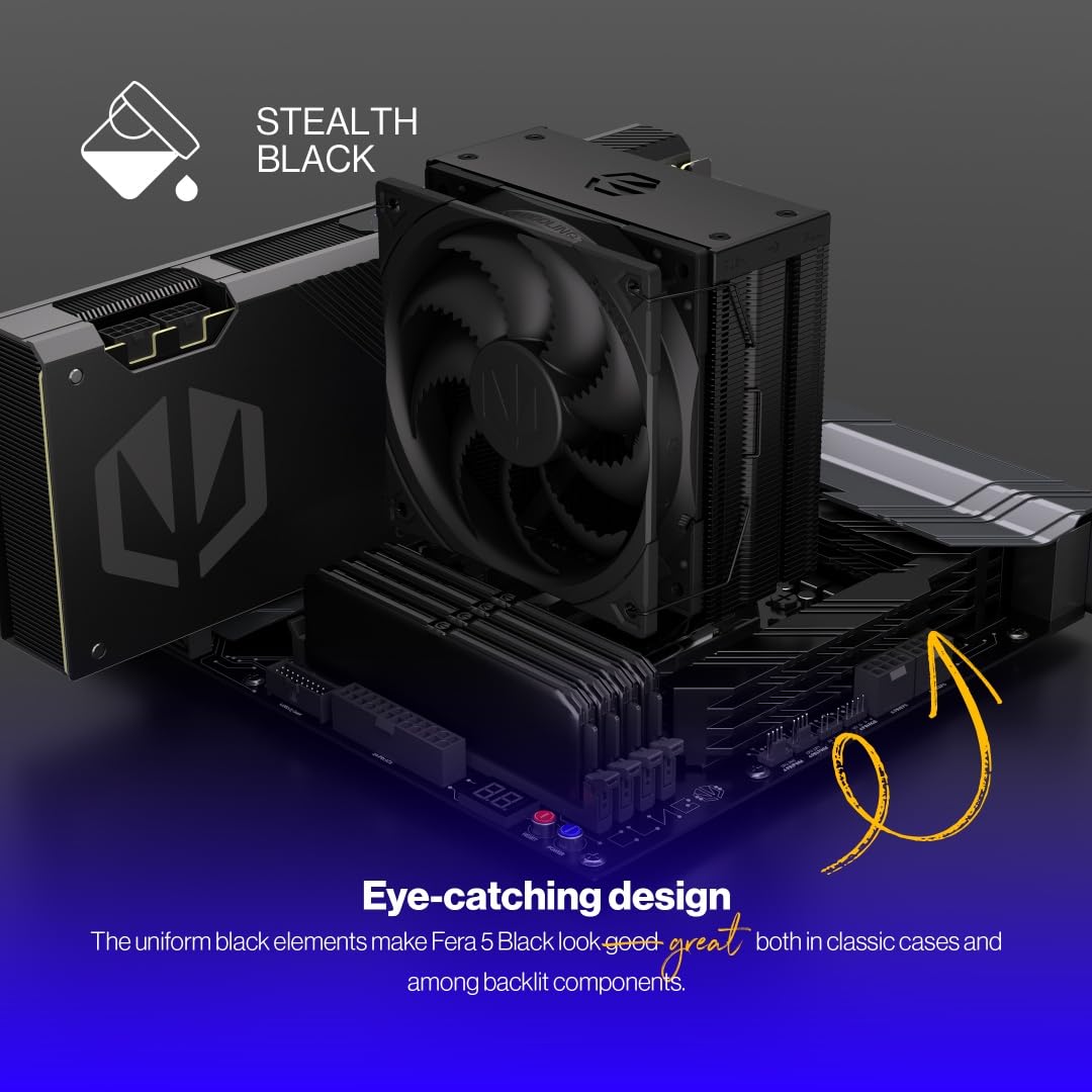 Endorfy Fera 5 Black - CPU Air Cooler (EY3A011)