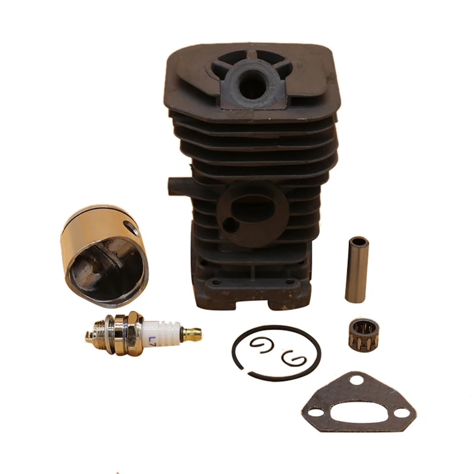 Zestaw uszczelek pierścienia tłokowego cylindra 38MM i 40MM, świecy zapłonowej, do Husqvarna, 142 141 137 136 Części zamienne do pił łańcuchowych ogrodowych Zestaw tłoków do maszyn ogrodowych(