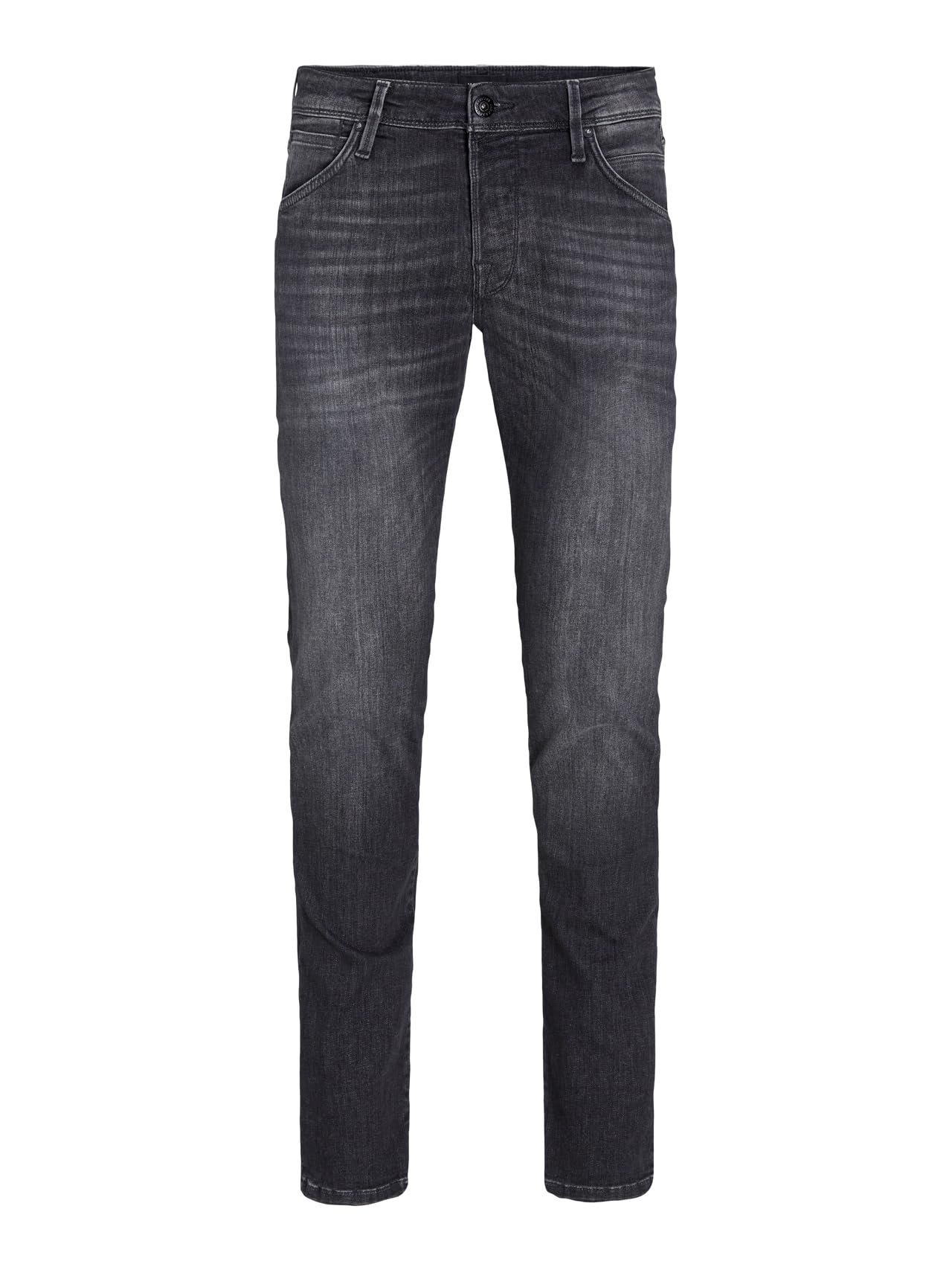 Jack & Jones Men's Black Denim Denim Shorts, 32 W/34 L