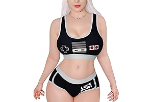 Littleforbig "let's play" Star Wars BB-8 Women's Cotton Camisole and Panties Bralette Set