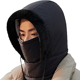 バイク用ネックウォーマーフード、サイクルフルフェイスネックウォーマー,バイク用ウォーマーフルハット | イヤーウォーマー ヘッドバンド 暖かいフリース帽子 ランニング、スキー、ウォーキング、登山用