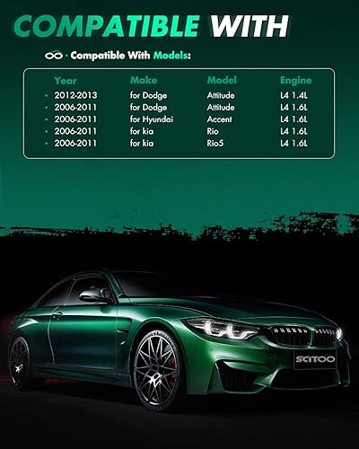 Vista 215 de SCITOO 1 bobinas de encendido con 4 bujías de iridio para Chevrolet 2011-2015 Cruze 1.4L 2016 Cruze Limited 1.4L 2012-2020 Sonic 1.4L 2013-2021 Trax