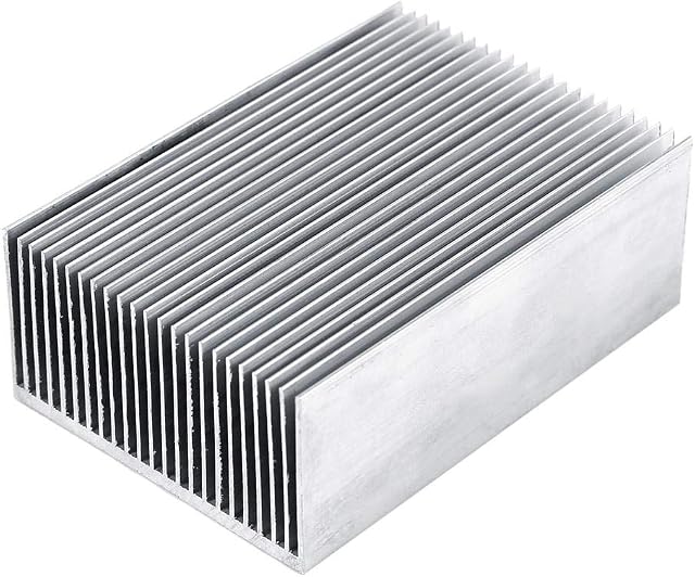 Aluminum 1 PCS Heatsink Cooler, Aluminum Heatsink Cooler Cooling Fin for Computer Power IC Power Electric Device LED Light Devices Heat Sink Aluminum 100 x 69 x 36mm / 3.93 x 2.71 x 1.41"