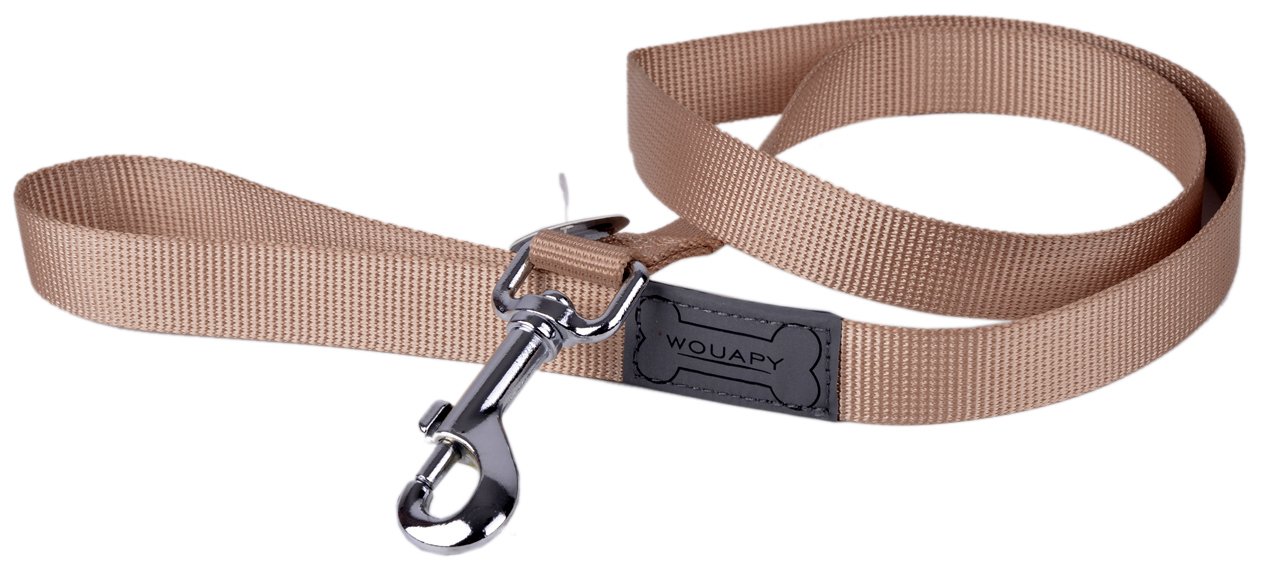Wouapy Basic Line Lead for Dog 20 mm/1 m, Beige