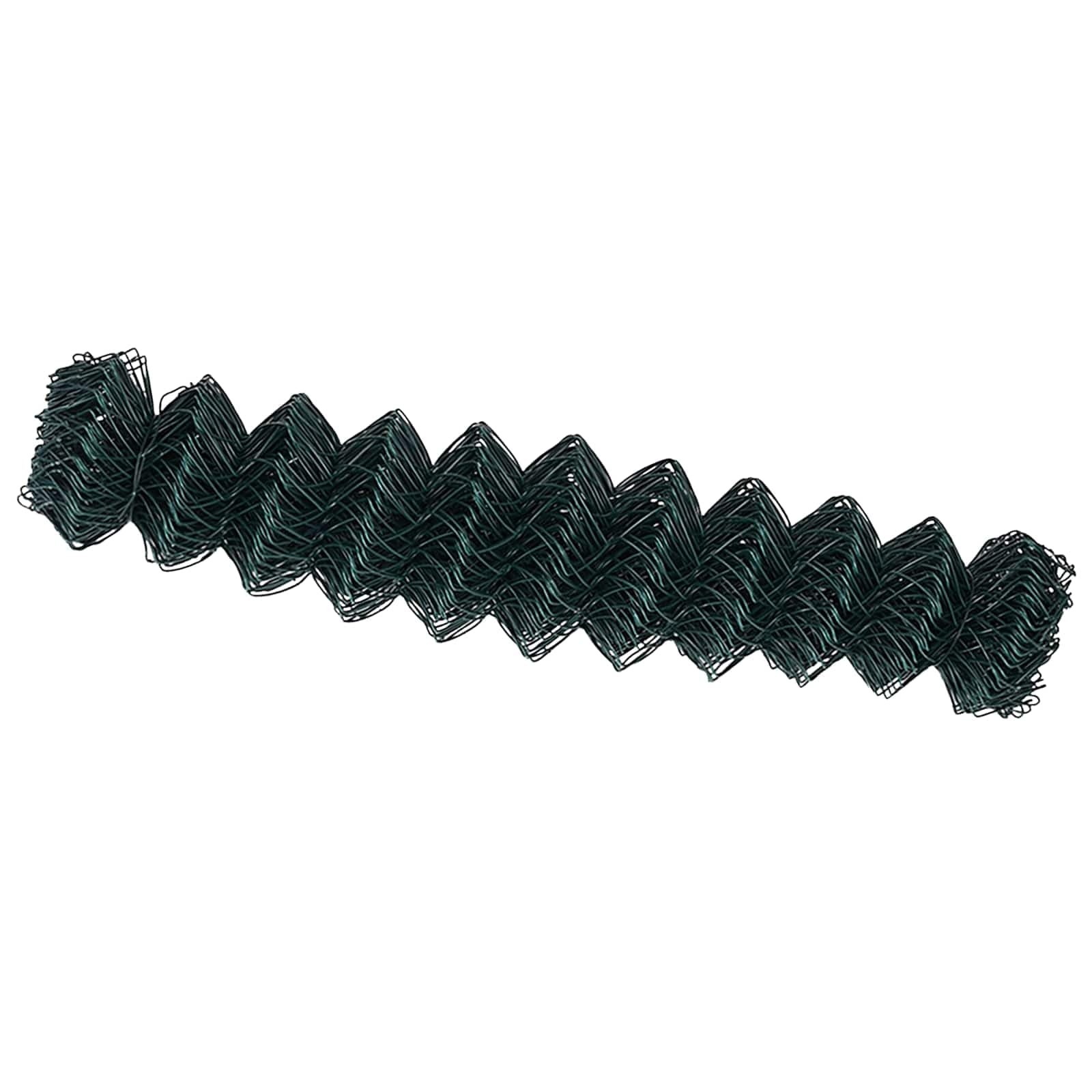 vidaXL Maschendrahtzaun 25 x 1 m Stahl Grün