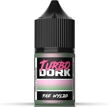 Turbo Dork Fae Wylds ZeniShift Acrylic Paint 22ml Bottle - Water-based Non-Toxic Metallic Color Shifting Paint