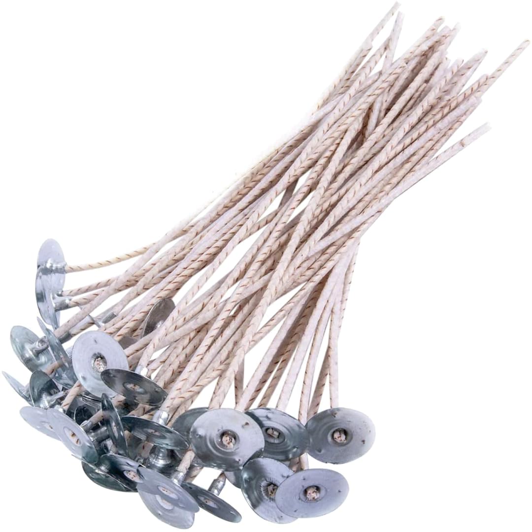 YATHAKATHA - Eco Braided Wicks for Candle Making 50 Piece for Soy Candles Pretabbed Wicks Cotton & Paper Wicks for Candles Making (5 Inch) (B0D4RFCQG3) Amazon Price History, Amazon Price Tracker