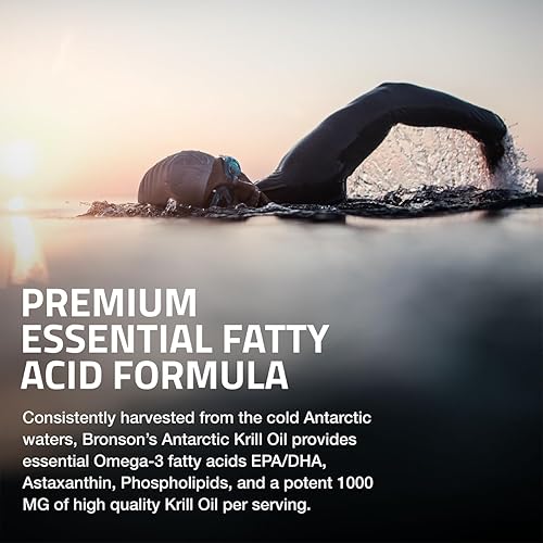 Miniatura 4 de Suplemento Antarctic Krill Oil de 0035 onzas de Bronson  1