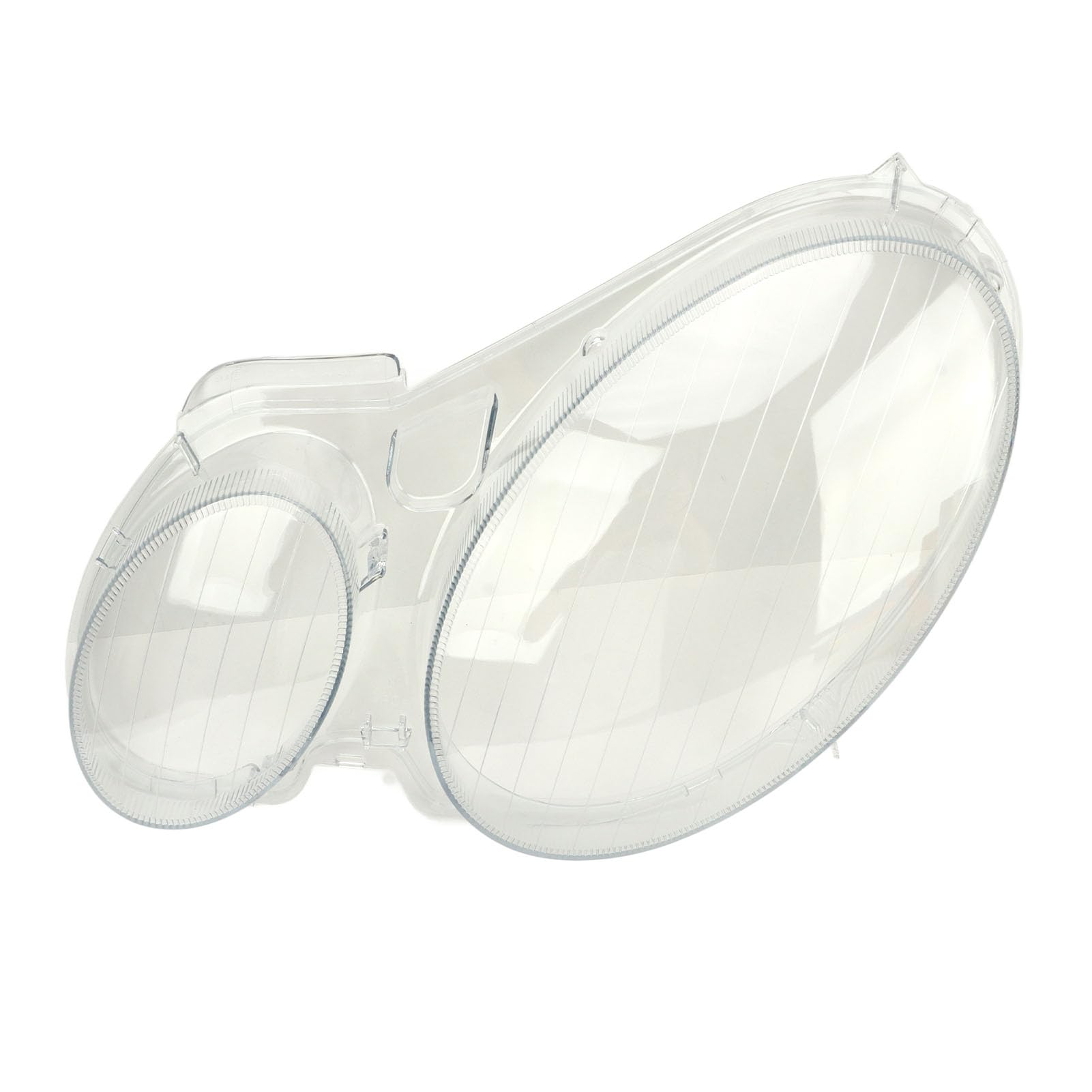 1 par de Lentes de Faro Izquierdo Derecho, Cubierta de Lente de Faro de Coche, Reemplazo de Carcasa de Lente de Faro Transparente paraClase E W211 E280 2002 a 2008
