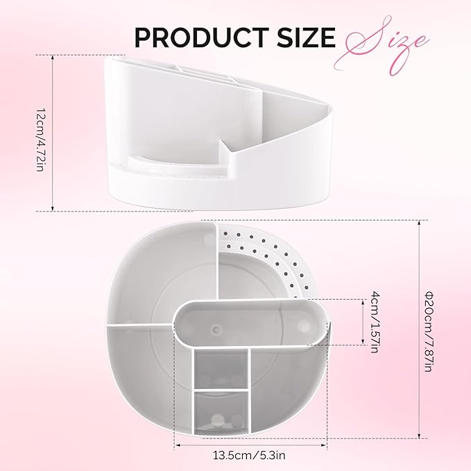 MelodySusie Soporte para Taladro de Uñas y Caja Organizadora miniatura 2