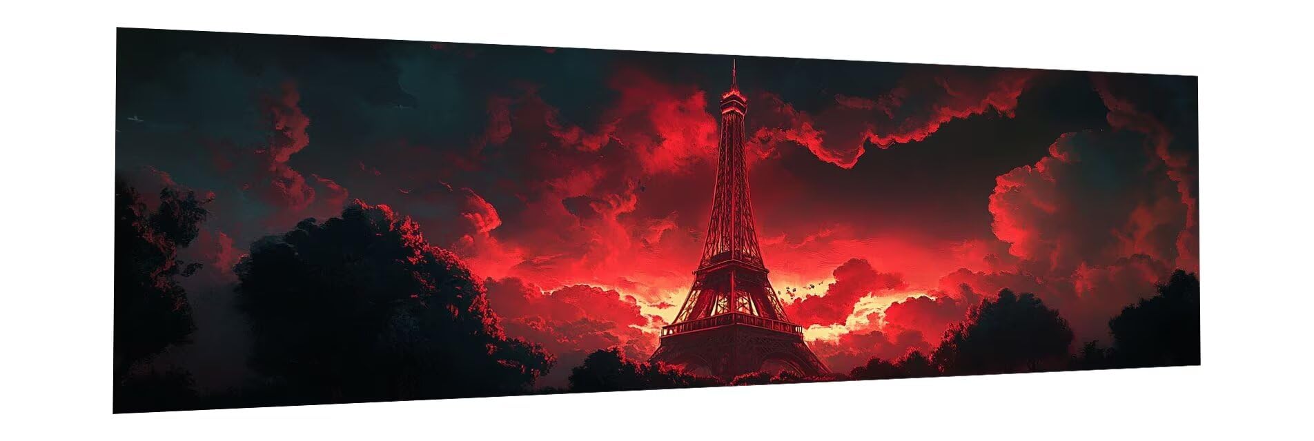 Diamond Painting Tour Eiffel Strass Broderie Diamant Kit Complet Paysage 50X60 Kit De Peinture