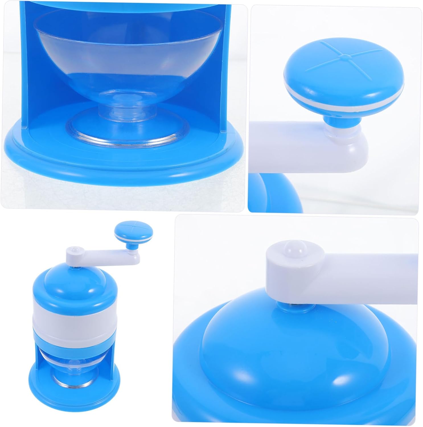Manual Portable Ice Crusher Machine for Smoothies Easy Clean Ice Making Device for Home Use for Summer Treats and Refreshing Drinks