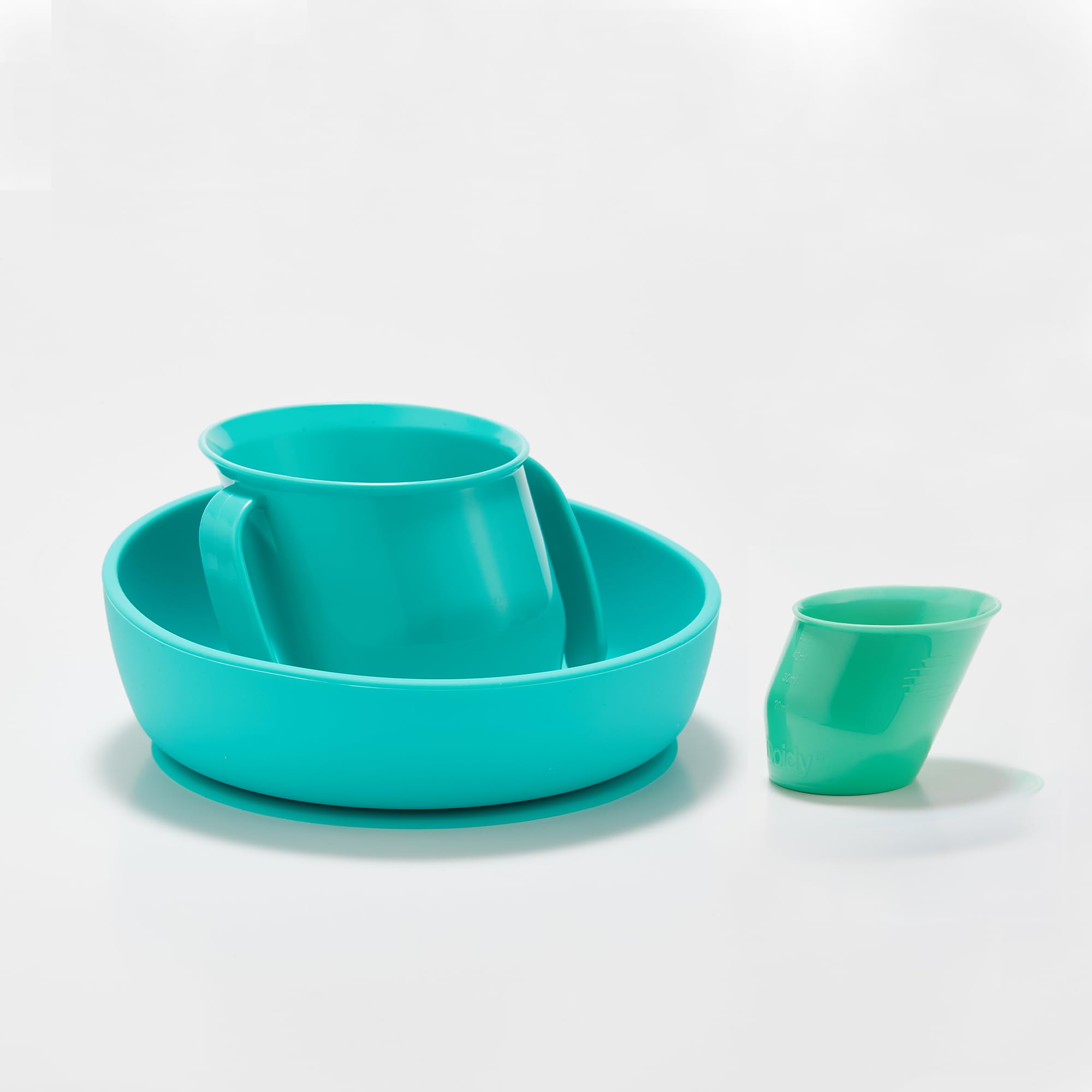 Doidy Cup and Bowl and Mini Cup Set (Turquoise)