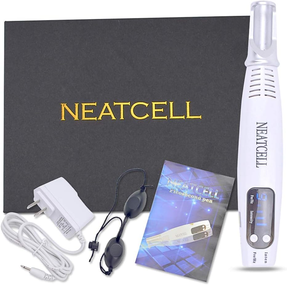 R A Products™ Picosecond Laser Pen Light Therapy Tattoo Scar Mole Freckle Removal Dark Spot Remover Machine Portable Beauty Laser Pen (Blue)-image-26