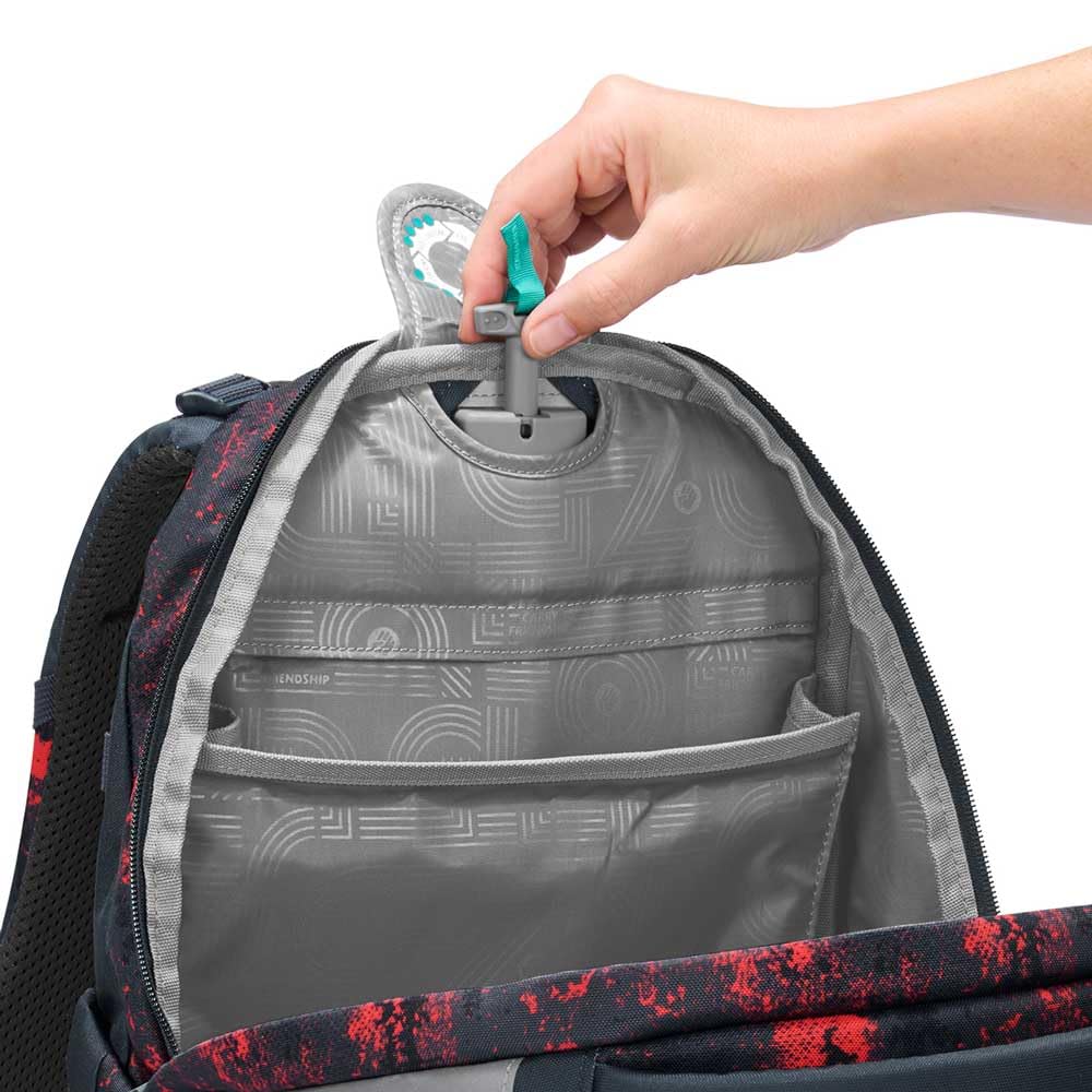 coocazoo MATE Schulranzen-Set 3tlg für Mädchen und Jungen ab der 4. Klasse mit Rucksack. Schlamperetui und Sportbeutel (Broken Black)