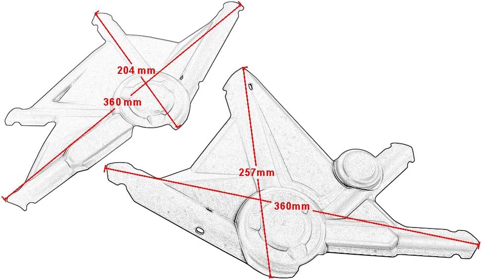 Motorcycle Frame Guard Kit Left & Right Side Bumper Protective Covers for R1250GS/ADV 2019-2021 for R1200GS LC/Adventure 2013-2018 (Black)