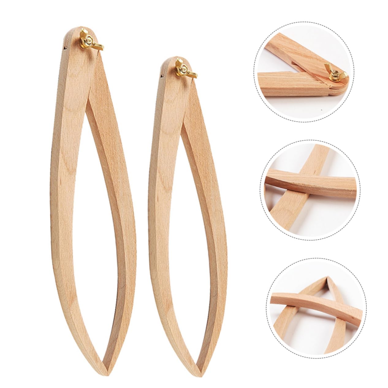 Gadpiparty 5 Series Calibradores De Rango Cerámico Arcilla Calibradores De Cerámica Herramienta De Medición De Madera Calibre De Escultura Calibres Curvos Calibradores De Medida 2 Piezas X 5