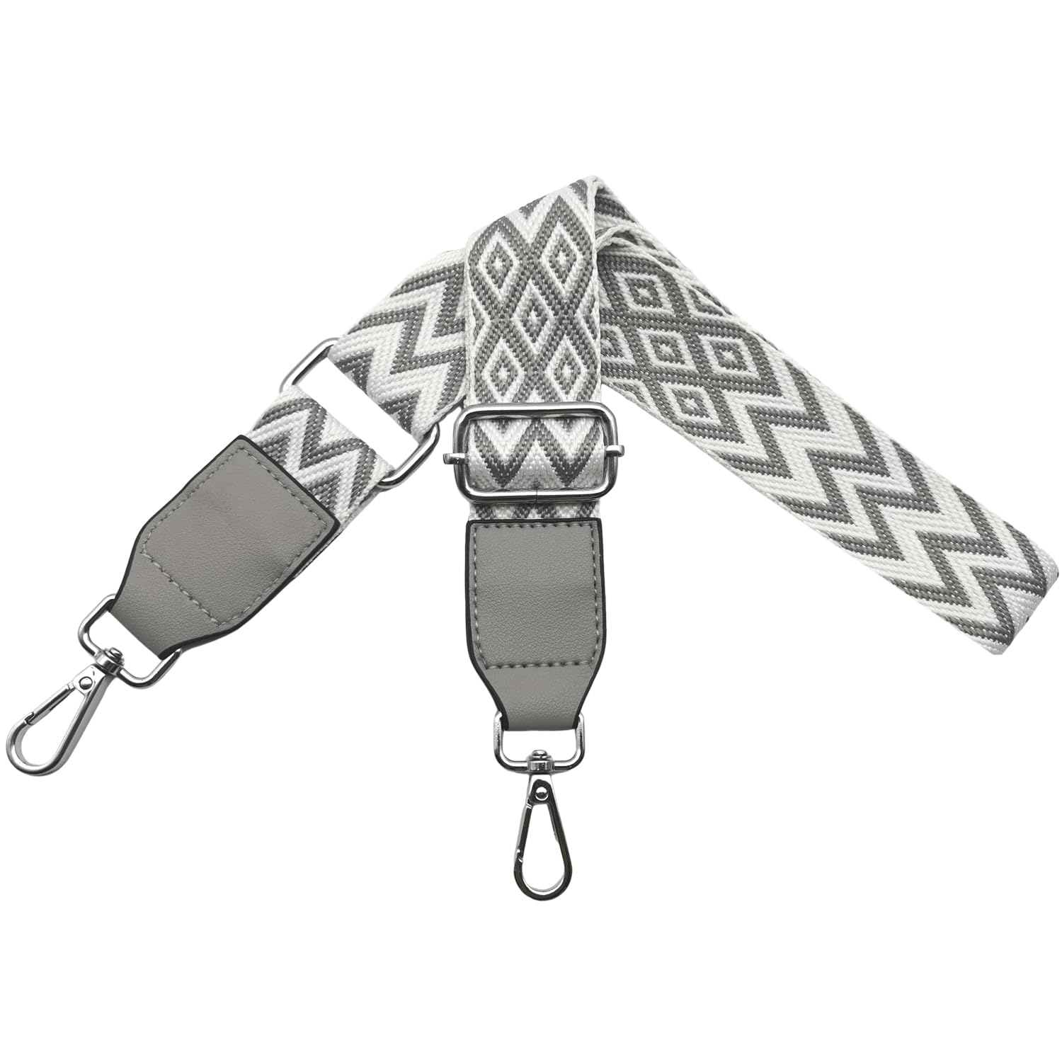 Verstelbare schouderriem voor tassen, tasriemen om te wisselen, 3,8 cm breed met zilveren karabijnhaak, zakband voor dames, handtassen, kleurrijk, M, beige, 80