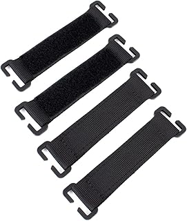 LytHarvest Tactical Patches Molle Attachment, Molle Strips for Attaching Tactical ID Patches for 3-inch high Patches, Patches Display Tactical Molle Strips for Badges- 4-Count (Black)