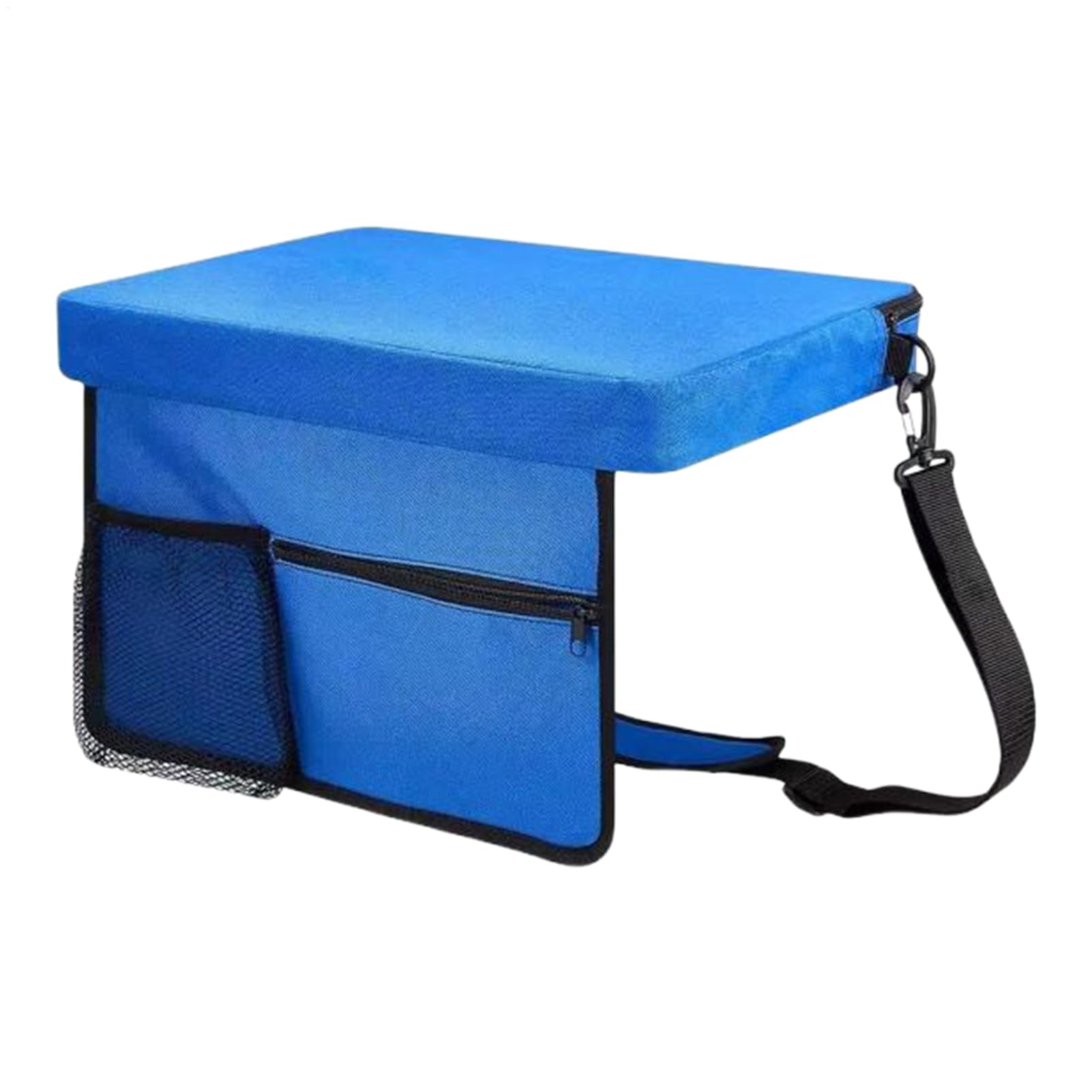 Coussin d'assise pour tribune étanche avec sangle de transport