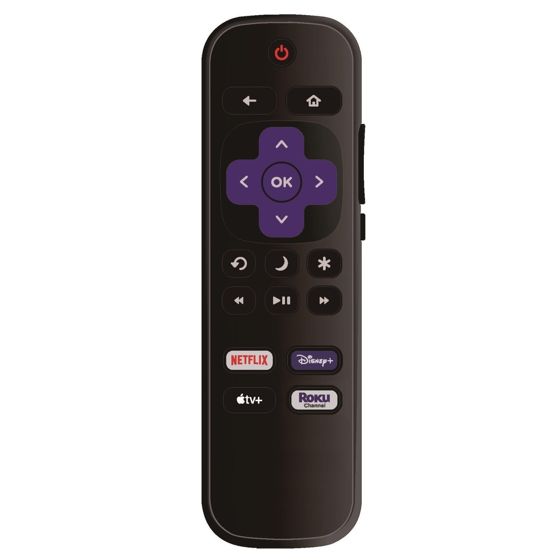 OEM Replacement Remote Control Compatible for Magnavox Roku Smart TVs【Only Works with Magnavox Roku TV, Not for Roku Stick and Roku Box】 (Netflix/