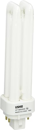 Ushio BC2942 3000143 - CF18DE/835 Double Tube 4 Pin Base Compact Fluorescent Light Bulb