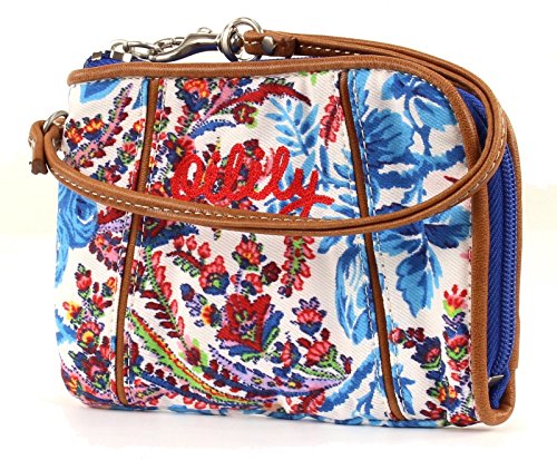 Preisvergleich Produktbild Oilily Wrist Wallet Geldbörse Geldbeutel Dutch Flower Blau Blue