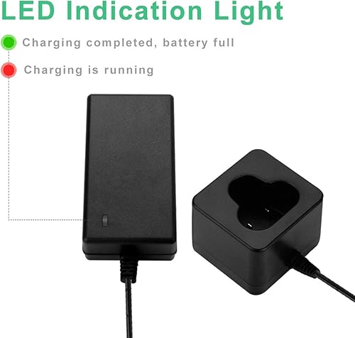 Miniatura 8 de Shentec Paquete de 2 baterías de iones de litio de 10.8 V 3.0 Ah compatibles con Makita BL1013 Makita BL1014 194550-6 194551-4 195332-9 (cargador de