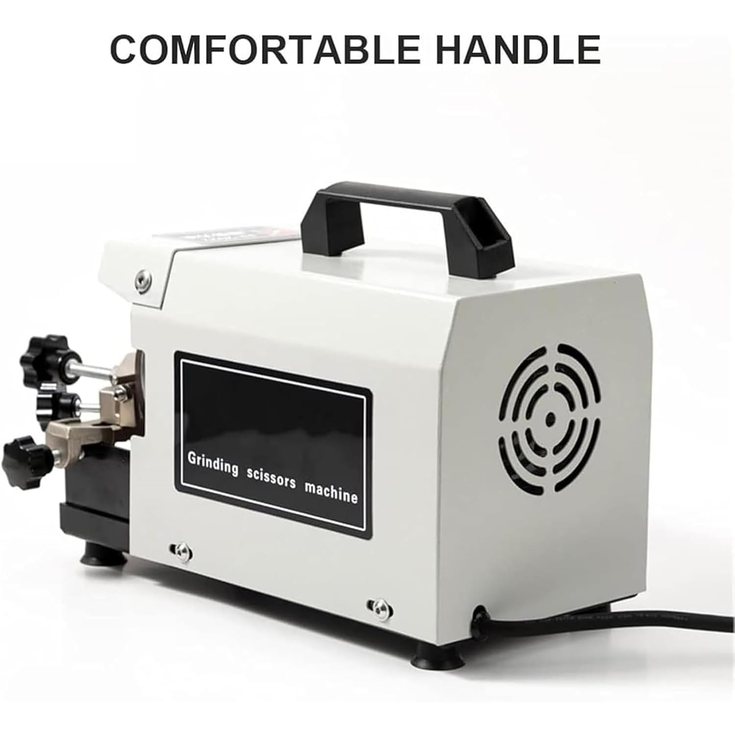Affilatrice Forbici Elettrica da 220 W, Affilacoltelli Multifunzione, velocità di Rotazione 2800 Giri/min, Affilatura Efficiente, Risparmio di Tempo e Fatica, per Cesoie da Filo