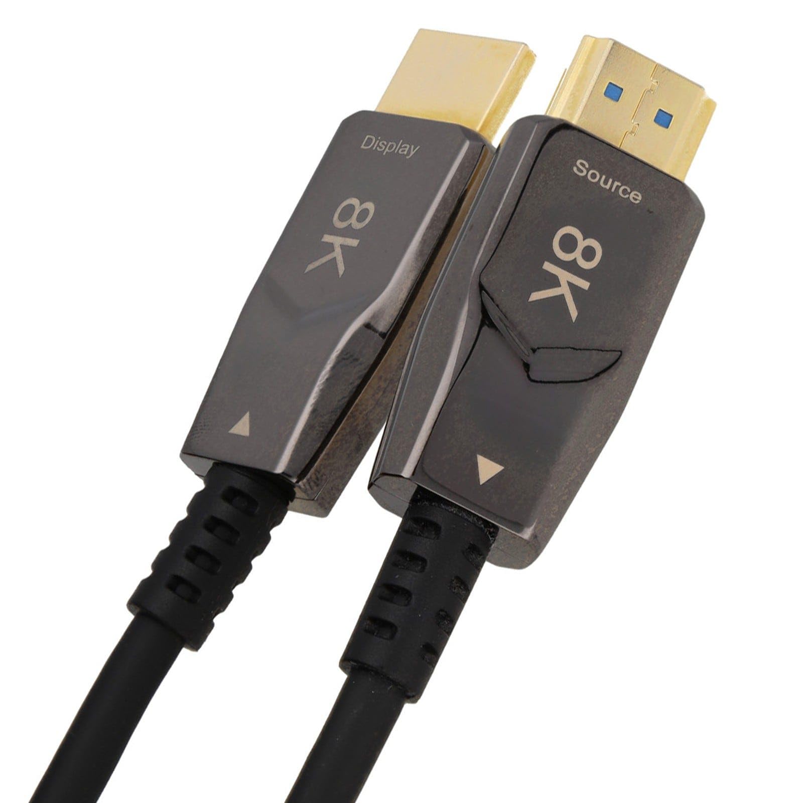 kenable 8K HDMI 2.1 Active Optical Hybrid Cable Slim AOC HDR 48Gbps 8K 60Hz/4K 120Hz 20m