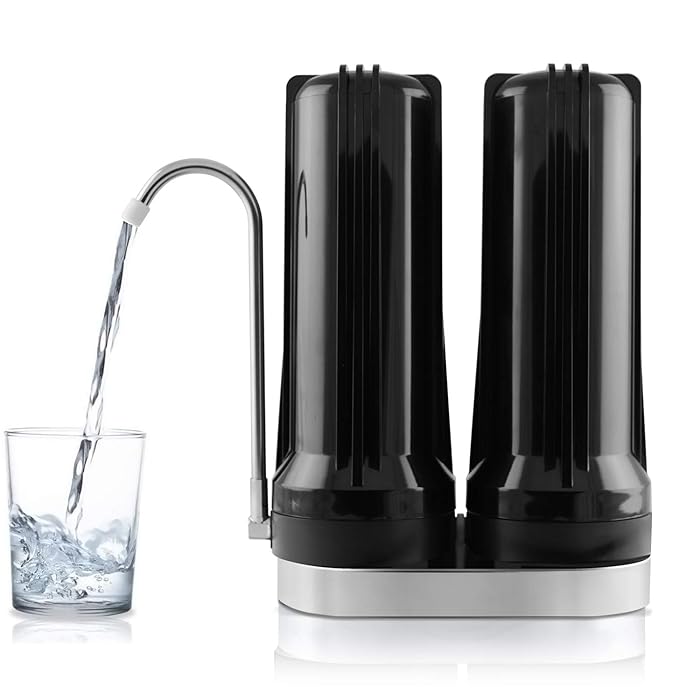 Buy APEX EXPRT MR2050 Dual Countertop Drinking Water Filter 5 Carbon