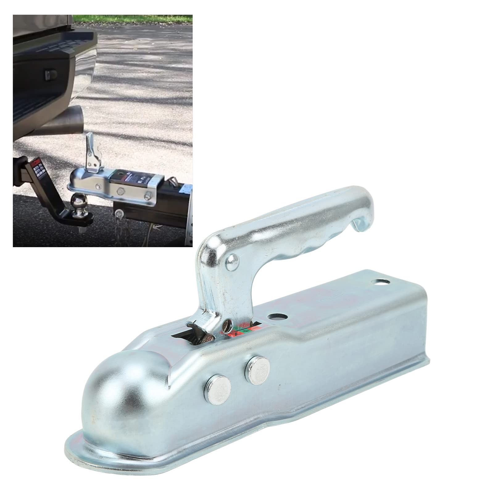 Amazon.co.jp: Nutriess トレーラーヒッチボールカプラー 50mm角