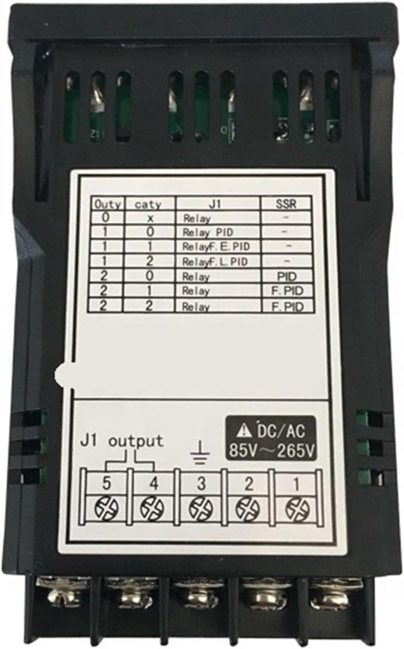 XMT-7100 PID Temperature Controller for Espresso Machine Thermostat Digital Display 48*24mm(Silver Aluminum Box)