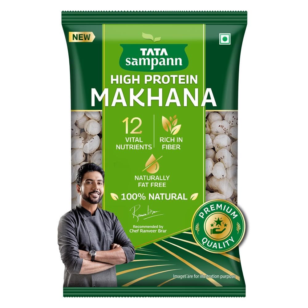 Tata Sampann, Natural High Protein Makhana, 200g