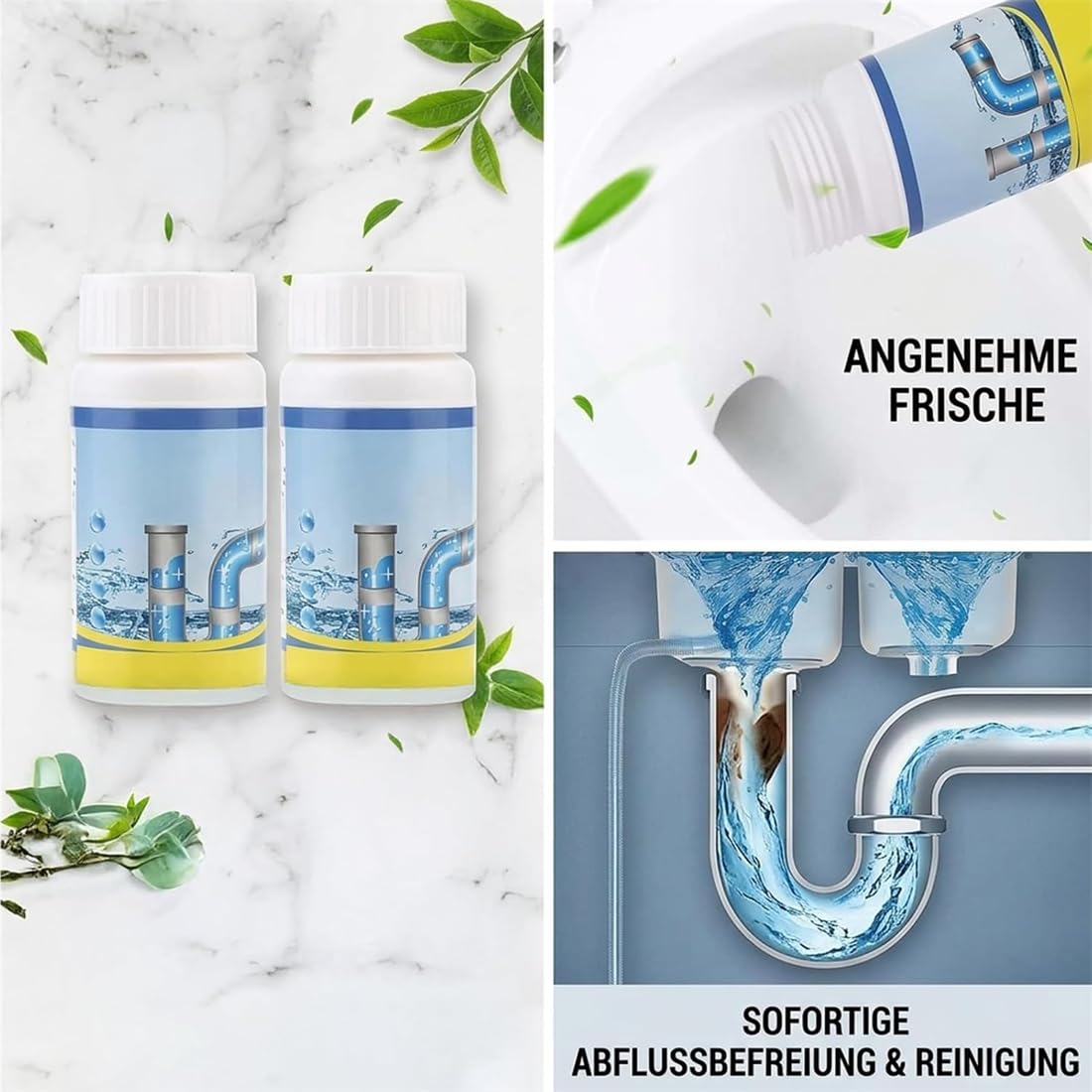 Rohrreiniger Multifunktionaler Abflussreiniger 4 Stück – Flexibles Reinigungswerkzeug für Küchenabflüsse, Waschbecken & Abwasserrohre – Effektiv gegen Haare, Fett & Essensreste